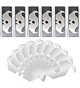 Harita Box cutter Utility knife Hook Blades refills 60 Pack, Standard Size Utility Knife Refill B...