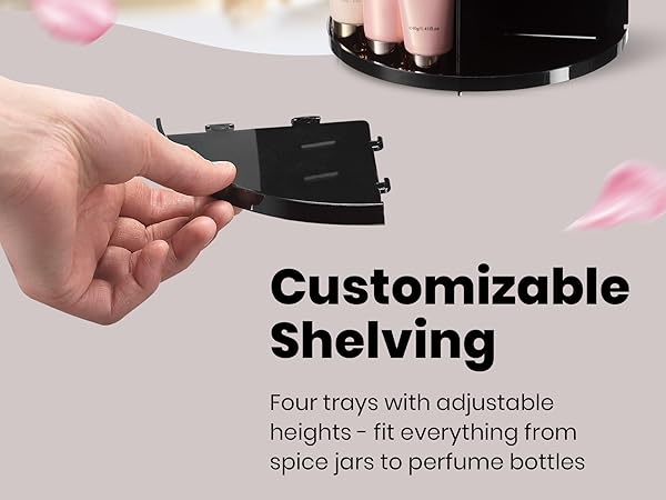 makeup spinning organizer 