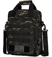 ZHIERNA Tactical Messenger Bag, Tactical Briefcase Laptop Bag Heavy Duty MOLLE Shoulder Pack Hand...