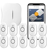 WiFi Water Leak Detector for Home with App Notification, 1 Gateway + 10 WD61 Sensor, 120dB Water ...