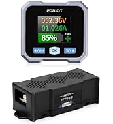 FORIOT Battery Monitor with 400A Shunt, 10-100V Coulometer with LCD Backlight Screen, Voltage Cur...