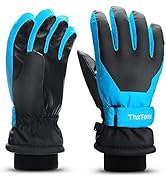 ThxToms Kids Winter Gloves Waterproof Ski Snow Gloves for Boys &amp; Girls Cold Weather Outdoor Sport...
