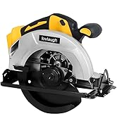 7-1/4 Inch Cordless Circular Saw, 5300 RPM Brushless Motor, 6-1/2" Depth Cut with 20V Max Battery...