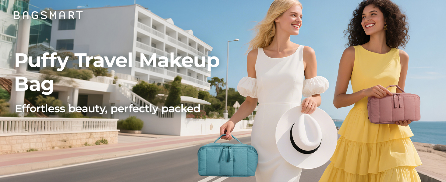 Puffy Travel Makeup Bag