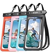 Rynapac Waterproof Phone Pouch - 2 Pack, IPX8 Waterproof Phone Case with Lanyard for iPhone 17 16...