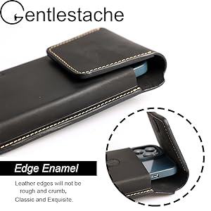 Leather Phone Pouch for Belt