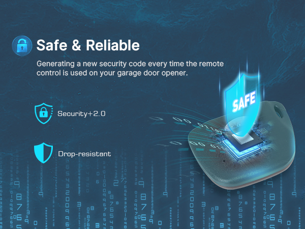garage door opener remote keychain