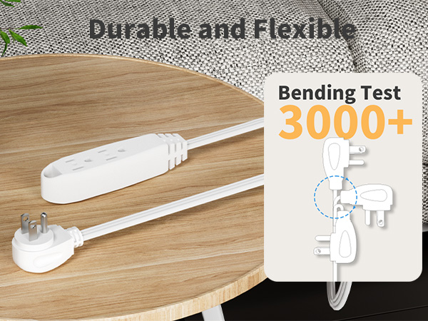 6 Feet 3 Outlet Extension Cord