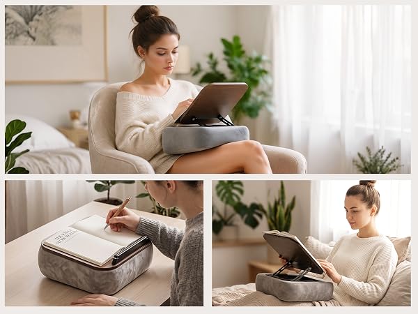 Lap Book Pillow Holder