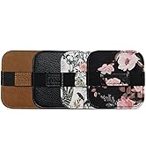 MOSISO Screen Cleaning Pads, 4 Pack Soft Microfiber Wipe Cloths Back PU Leather Screen Cleaner Pa...