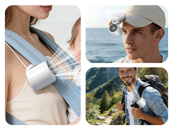 Miniature clip-on fan