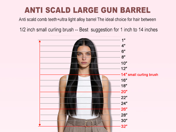 1/2 inch small curling brush