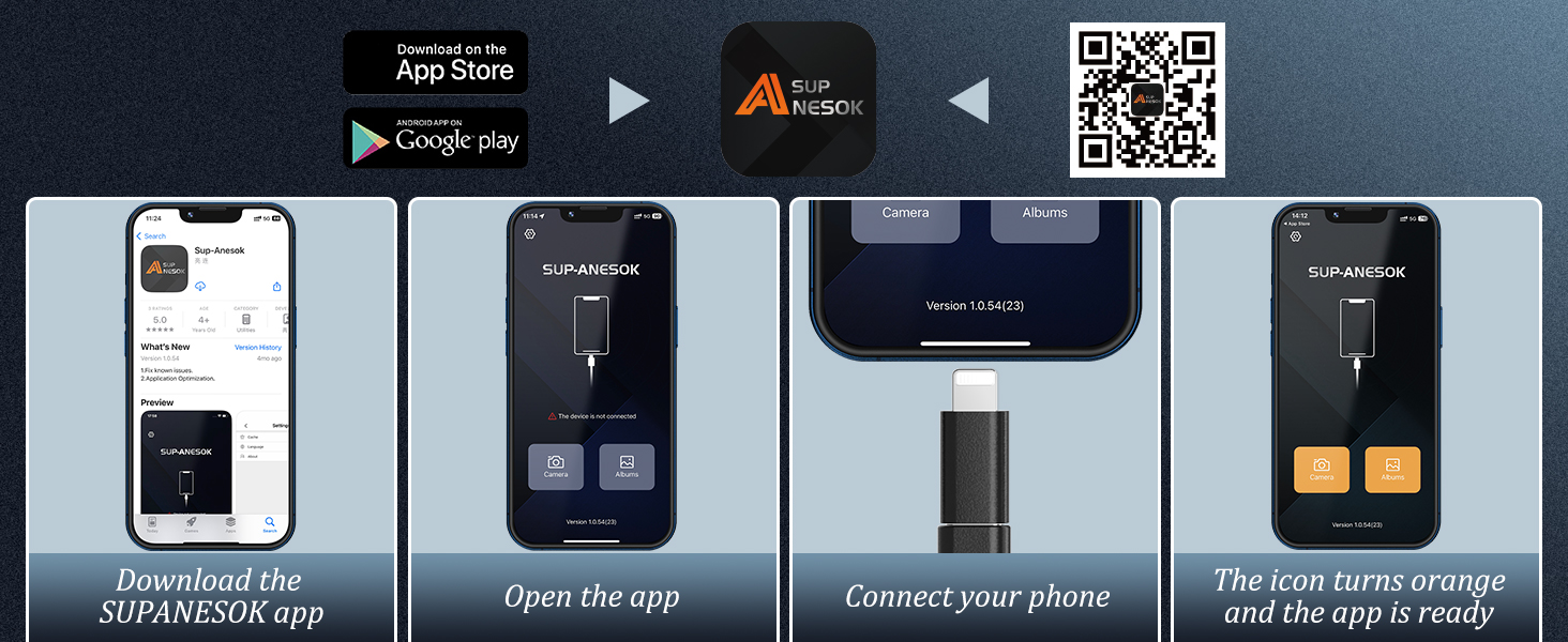 App connection method.