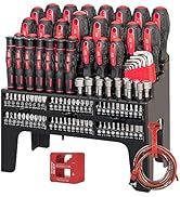SUNHZMCKP 124-Piece Magnetic Screwdriver set, Includes Slotted, Phillips, Pozidriv, Hex, Torx and...