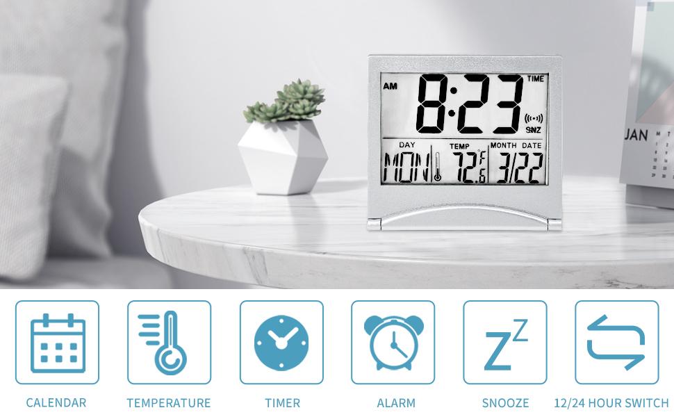 Multifuction alarm clcok