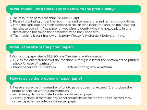 Nelko PP01 photo printer portable photo printer photo picture printer mini photo printer