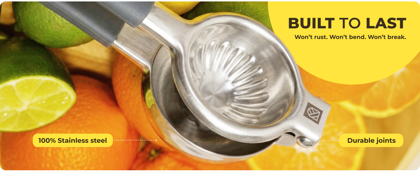 Stainless Steel Lemon Squeezer Kensington London