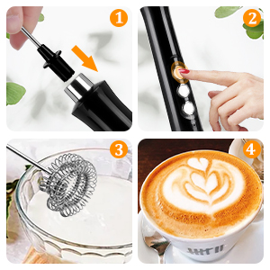 milk frother with stand milk foamer frother hand whisker electric electric whisk for coffee