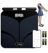 Bisonbody Smart Digital Body Bathroom Scale – 29 Health Body Metrics – for Advanced Fitness Enthu...