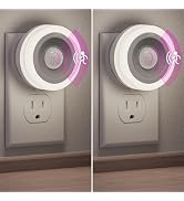 Briignite Motion Sensor Night Light, [2 Pack] Night Lights Plug into Wall, Auto On/Off Motion Act...