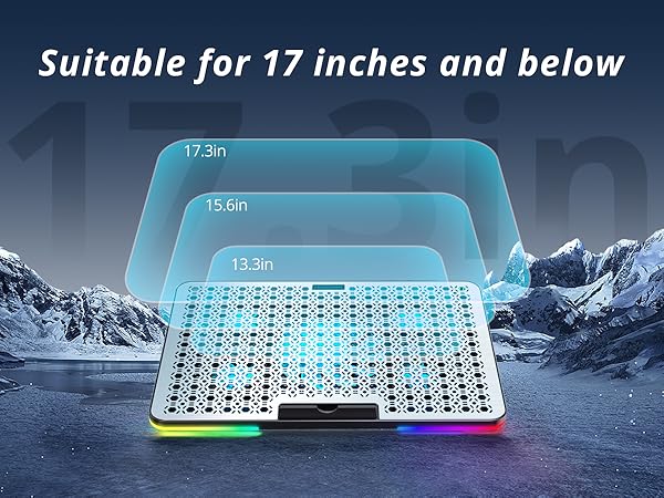 4 Modes RGB Light, 7 Height &amp; Adjust Speed, 2 USB Port &amp; Phone Holder