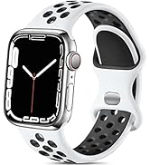 Lerobo Compatible with Apple Watch Band 44mm 45mm 42mm 49mm for Women Men,Soft Silicone Sport Rep...