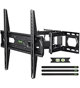 USX MOUNT TV Wall Mount for 32-65 inch Flat Screen/LED/4K TVs up to 110lbs, Full Motion TV Bracke...