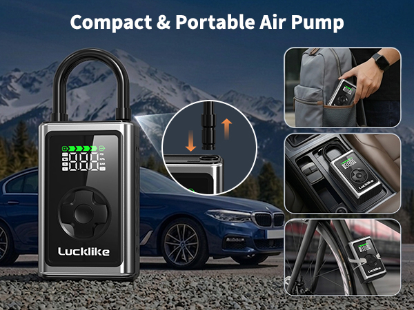 car tire air pump portable