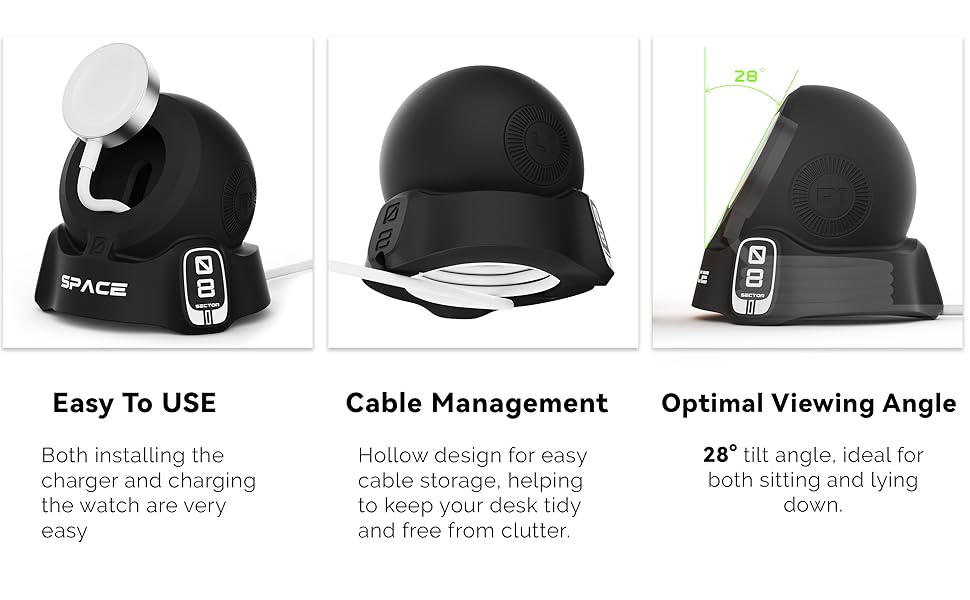 risokoku apple watch charger stand