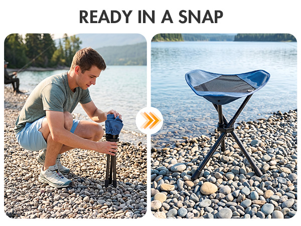 folding tripod stool