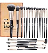 MAANGE Makeup Brushes 20 Pcs Professional Makeup Brush Set Premium Synthetic Foundation Kabuki Ma...