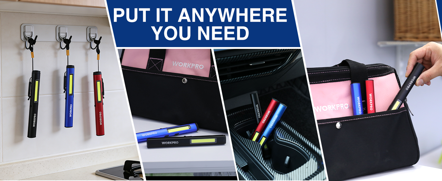 WORKPRO RECHARGEABLE PENLIGHT