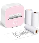 Ponek Pocket Sticker Printer - Wireless Mini Sticker Printer Machine, Wireless Pocket Receipt Pri...