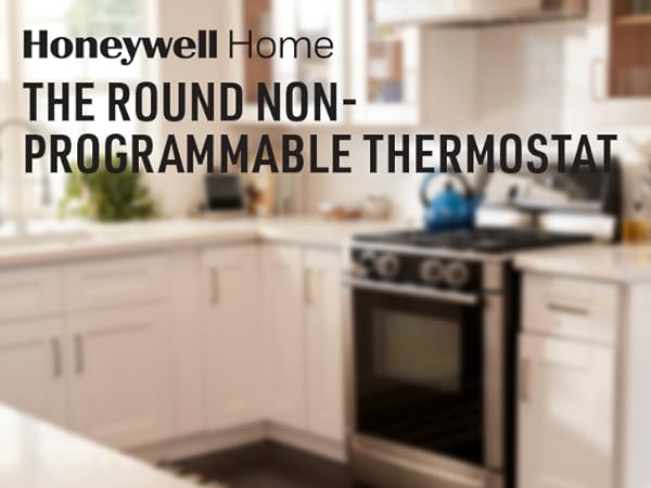 Honeywell Home CT87N The Round Non-Programmable Thermostat