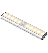 Motion Sensor Cabinet Lights,USB Rechargeable 10 LED Portable Cordless Closet Lighting,Wireless U...