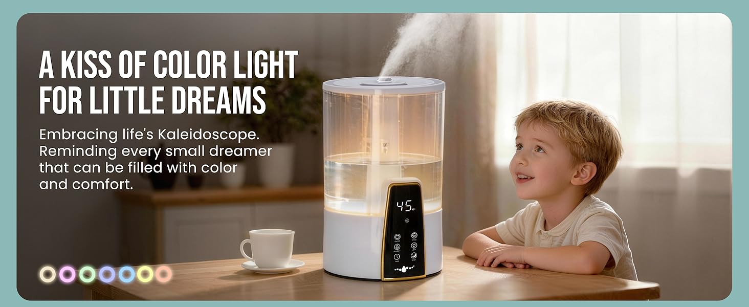 A KISS OF COLOR LIGHT FOR LITTLE DREAMS