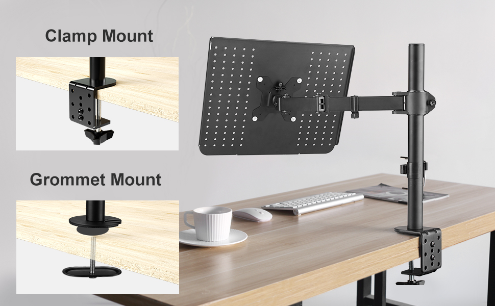 laptop desk mount arm