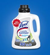 Lysol Sport Laundry Sanitizer Additive, Sanitizing Liquid for Gym Clothes and Activewear, Elimina...
