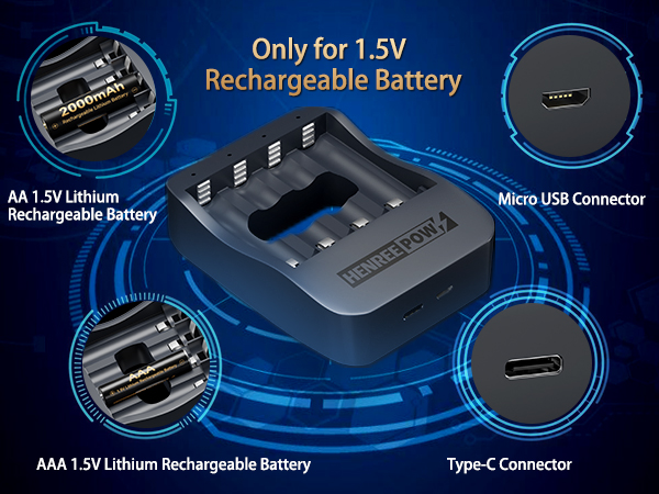 double a rechargeable batteries