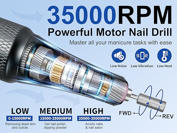 strong professional nail drill