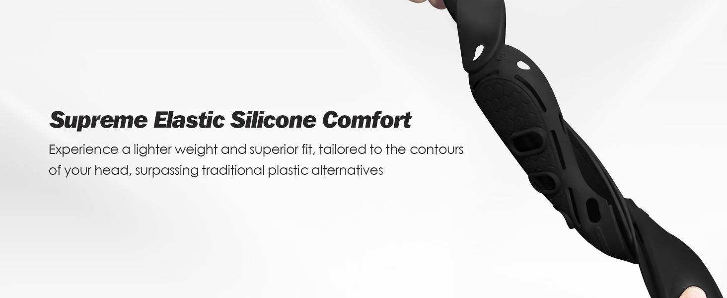  Silicone Head Strap &amp; Protector Cover for Meta/Oculus Quest 3 Accessories