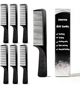 6 PCS Barber Combs Professional,8.2in Hair Comb for Men, Hair Cutting Comb Use for Home and Salon...
