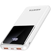 ARINTA Power Bank Portable Charger 10000mAh PD 22.5W, Slim Battery Pack with LED Display &amp; USB-C ...