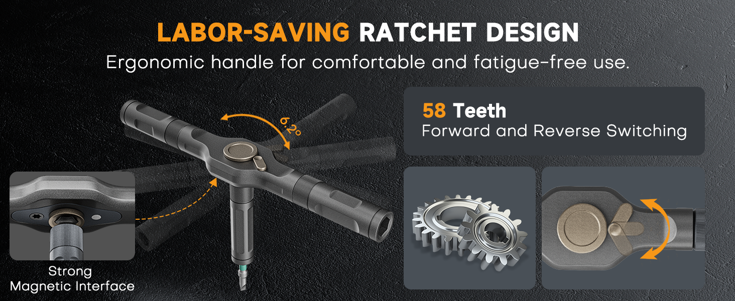 Labor-Saving Ratchet Design