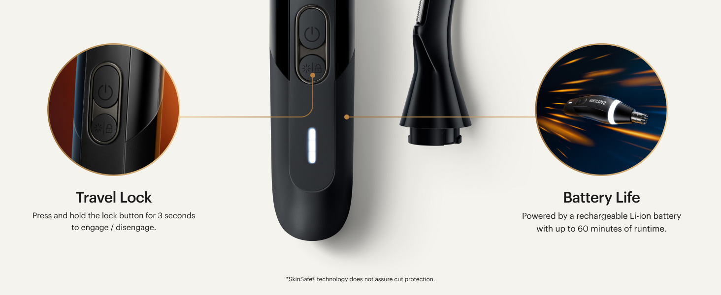 manscaped weed whacker nose ear hair trimmer eyebrow
