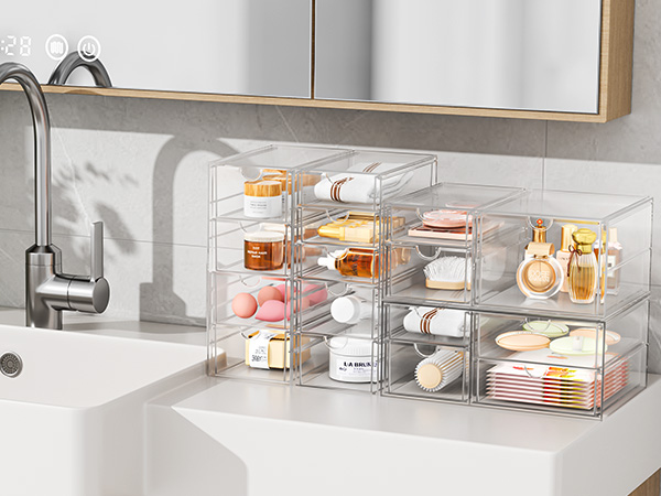 bathroom makeup organizer