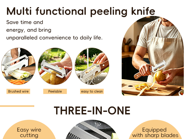 Multifunctional Vegetable Peeler