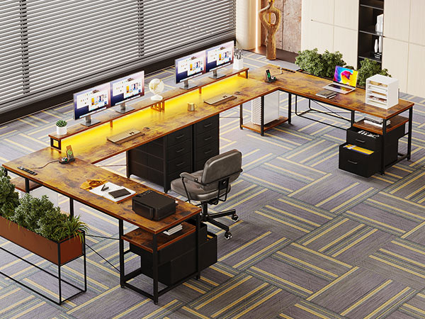 l shaped office desk
