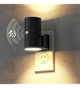 Briignite Motion Sensor Night Light,Motion Activated Plug in Night Lights, 0-100LM Dimmable Soft ...