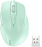 TECKNET Wireless Mouse, 2.4G Ergonomic Optical Mouse, Computer Mouse for Laptop, PC, Computer, Ch...
